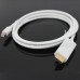 YellowPrice - Gold Plated Mini DisplayPort (Thunderbolt™ Port Compatible) to HDMI Cable in White 6 Feet